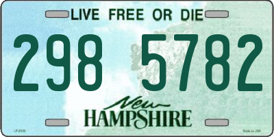 NH license plate 2985782