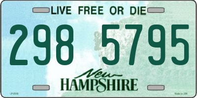 NH license plate 2985795