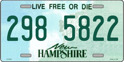 NH license plate 2985822