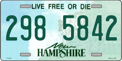 NH license plate 2985842