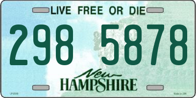 NH license plate 2985878
