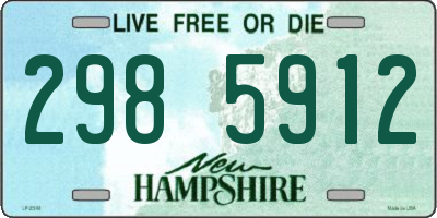 NH license plate 2985912