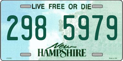NH license plate 2985979