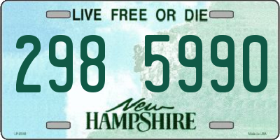 NH license plate 2985990