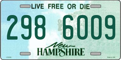 NH license plate 2986009
