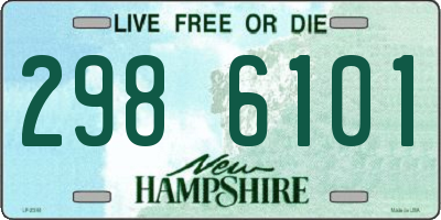 NH license plate 2986101