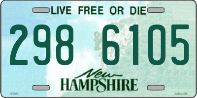NH license plate 2986105
