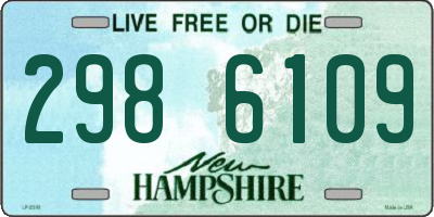 NH license plate 2986109