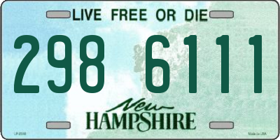 NH license plate 2986111