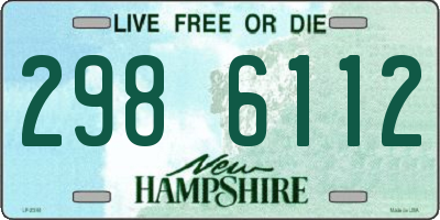 NH license plate 2986112