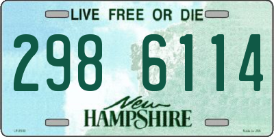 NH license plate 2986114