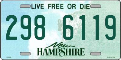 NH license plate 2986119