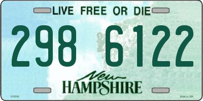 NH license plate 2986122