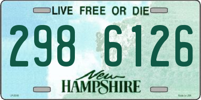 NH license plate 2986126