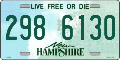 NH license plate 2986130
