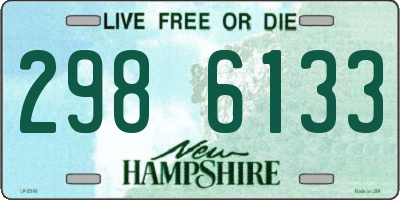 NH license plate 2986133