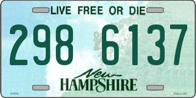 NH license plate 2986137