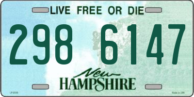 NH license plate 2986147