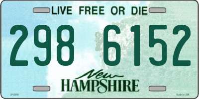 NH license plate 2986152