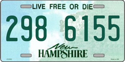 NH license plate 2986155
