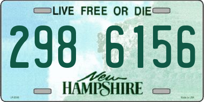 NH license plate 2986156