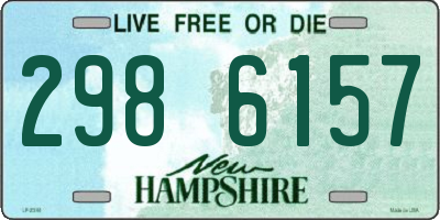 NH license plate 2986157