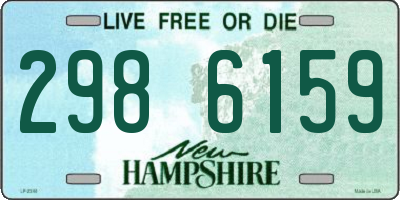 NH license plate 2986159