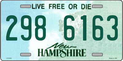 NH license plate 2986163