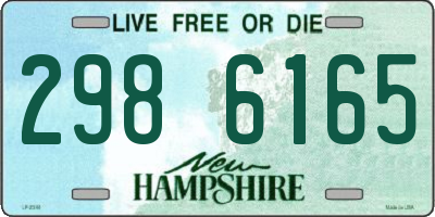 NH license plate 2986165