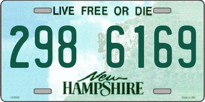NH license plate 2986169
