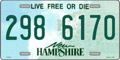 NH license plate 2986170