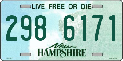 NH license plate 2986171