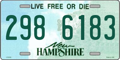 NH license plate 2986183