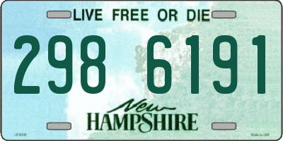 NH license plate 2986191