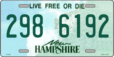 NH license plate 2986192