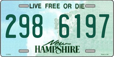 NH license plate 2986197