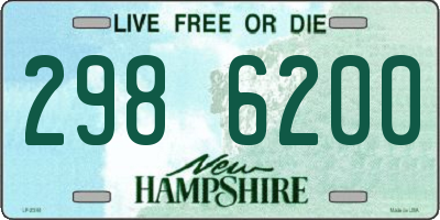 NH license plate 2986200