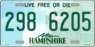 NH license plate 2986205