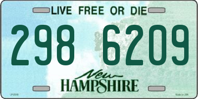 NH license plate 2986209