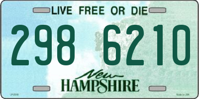 NH license plate 2986210
