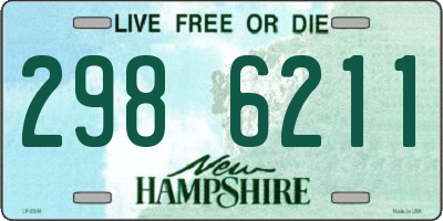 NH license plate 2986211