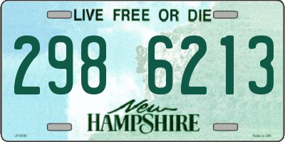 NH license plate 2986213