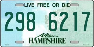 NH license plate 2986217