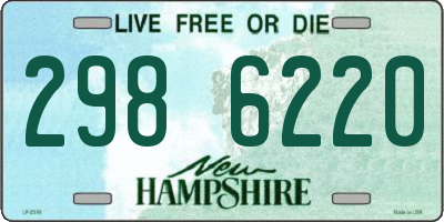 NH license plate 2986220