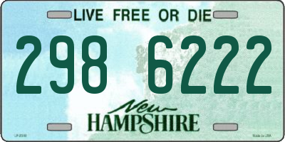NH license plate 2986222