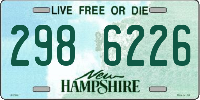 NH license plate 2986226