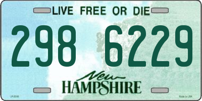 NH license plate 2986229