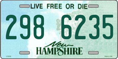 NH license plate 2986235