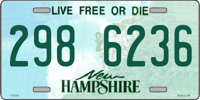 NH license plate 2986236