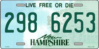 NH license plate 2986253